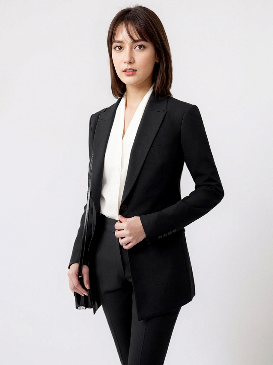 Women Formal Wear For Party - Conjunto de ternos femininos blazer calça
