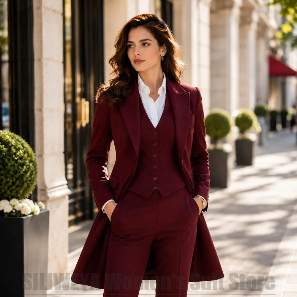 Women Formal Wear For Party - Conjunto Feminino de 3 Peças Elegante