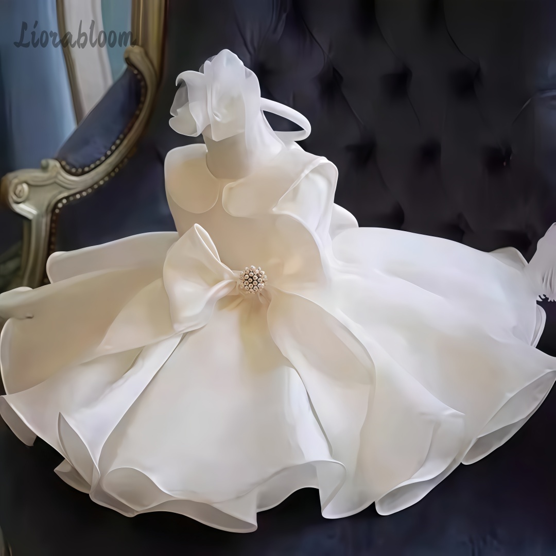 Women'S Formal Wear For A Wedding - Vestido Branco com Pérolas para Casamento,