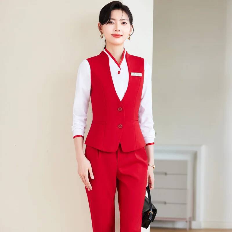 Plus size 5xl calças formais e - Women'S Formal Wear Pants Suit avaliação e preço