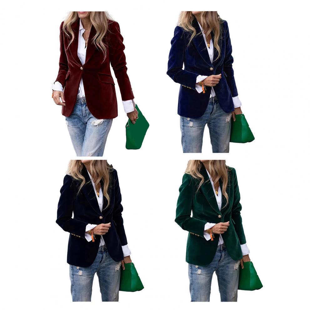Blazer Feminino de Veludo Tama - Women'S Formal Wear For A Wedding avaliação e preço