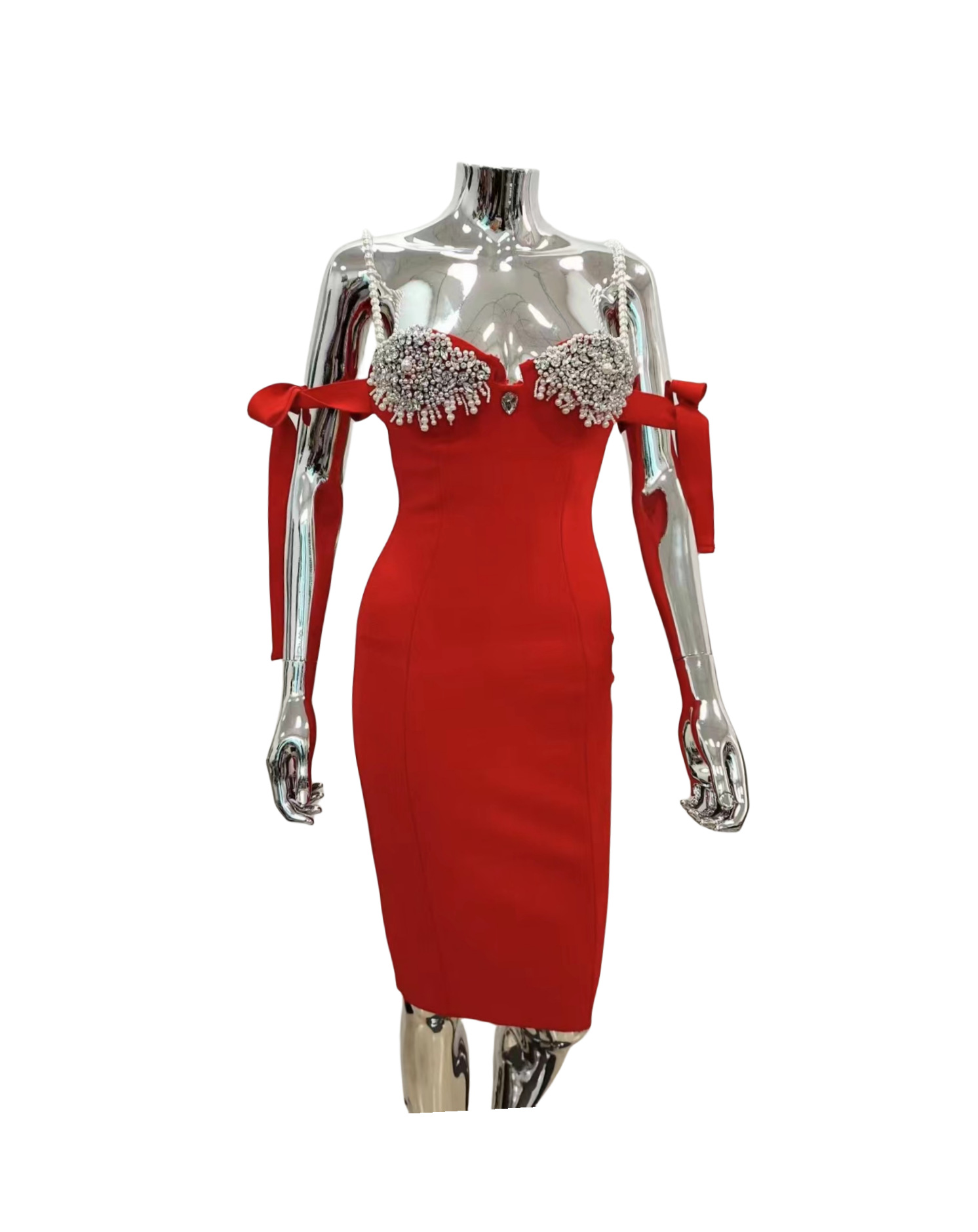 Vestido Longo Glamour com Alça - Women'S Formal Evening Wear Tops avaliação e preço