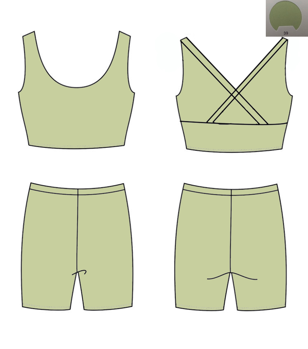 Conjunto de Yoga Monocromático - Monochrome Suit Set avaliação e preço