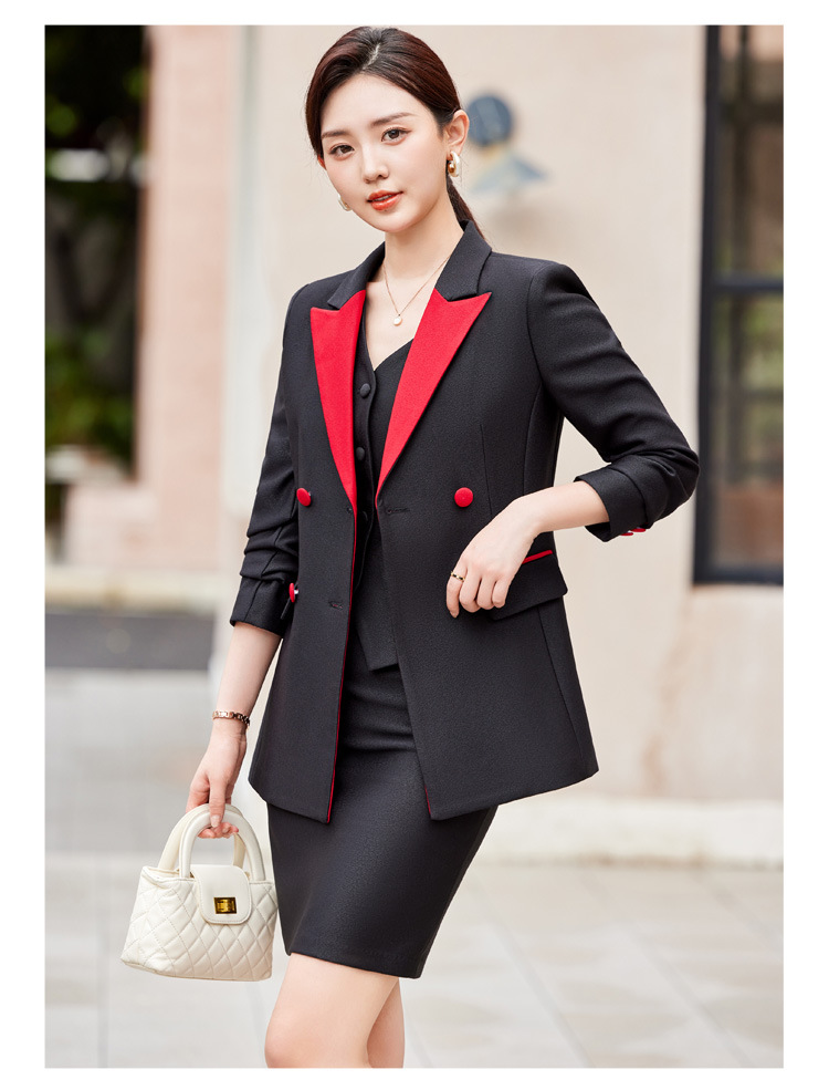 Conjunto de jaqueta e calças f - Women'S Formal Wear Pants Suit avaliação e preço